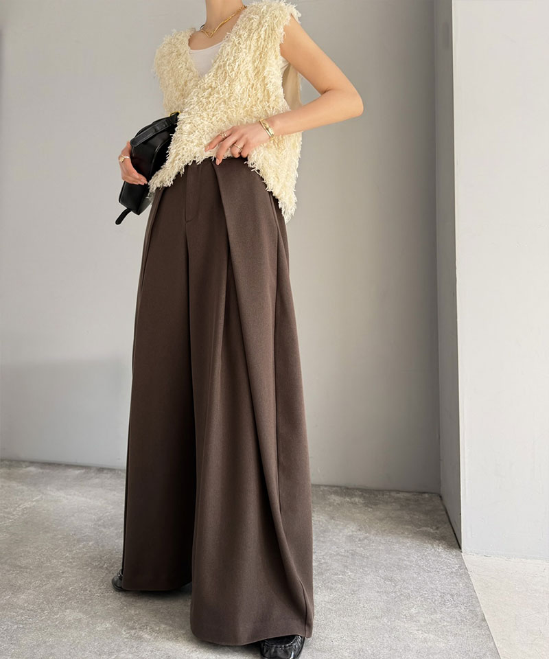 【Classical Evon】 【UVカット＆ウォッシャブル機能付き】 レディース ボトムス きれいめ パンツ ダブル | classicalelf | 15