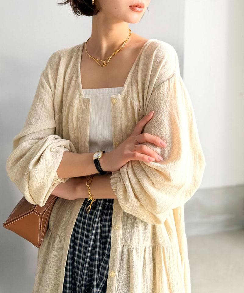 【Classical Evon】 シャツ レディース シャツワンピース 長袖 トップス チュニック 着回し抜群 前後2way | classicalelf | 03