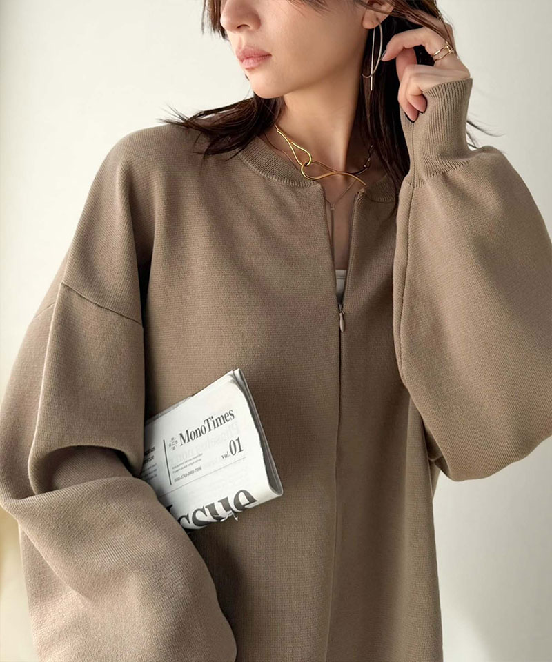大人はレースをこう着る！裾レースドッキングミラノリブトップス（長袖） Classical Evon クラシカルエルフ ev1020394 | classicalelf | 15