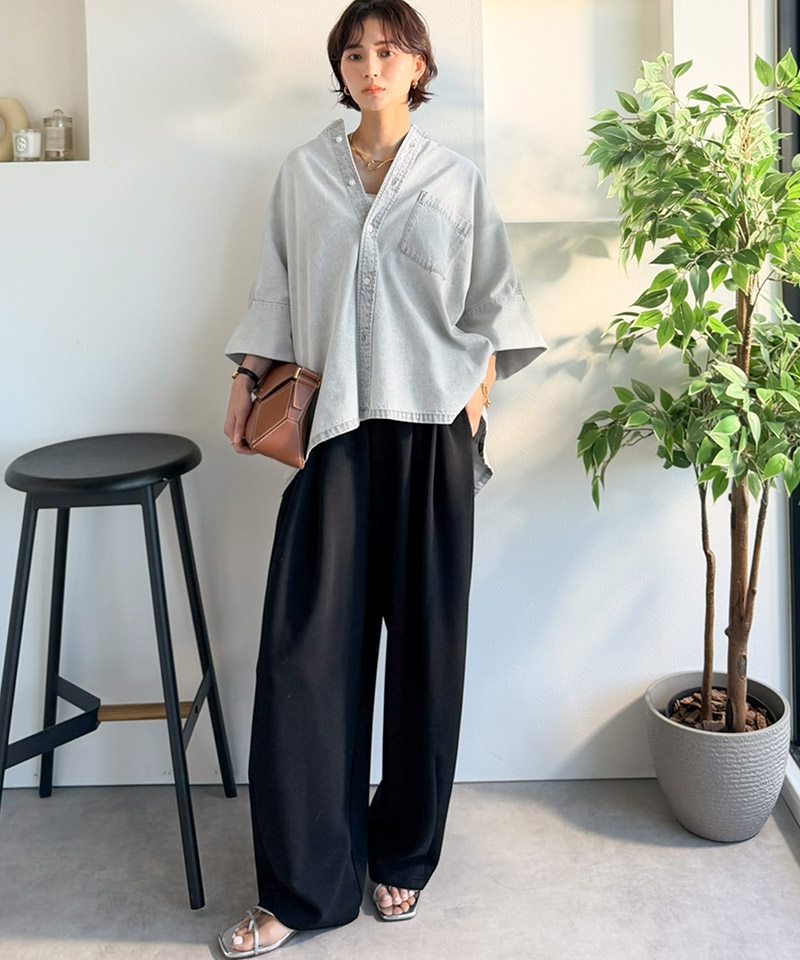 【Classical Evon】 デニムシャツ レディース 大きいサイズ シャツ おしゃれ トップス ブラウス 羽織り | classicalelf | 06