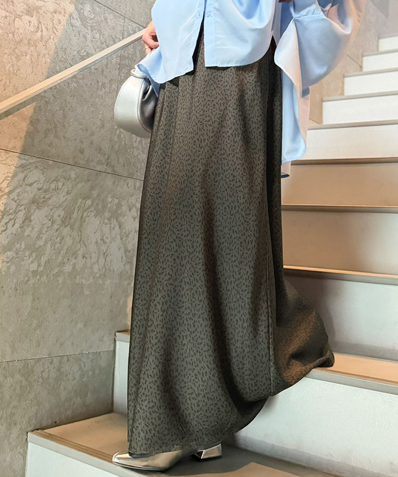 【Classical Evon】スカート ロング ウエストゴム ボトムス レディース ロングスカート ナロースカート | classicalelf | 08