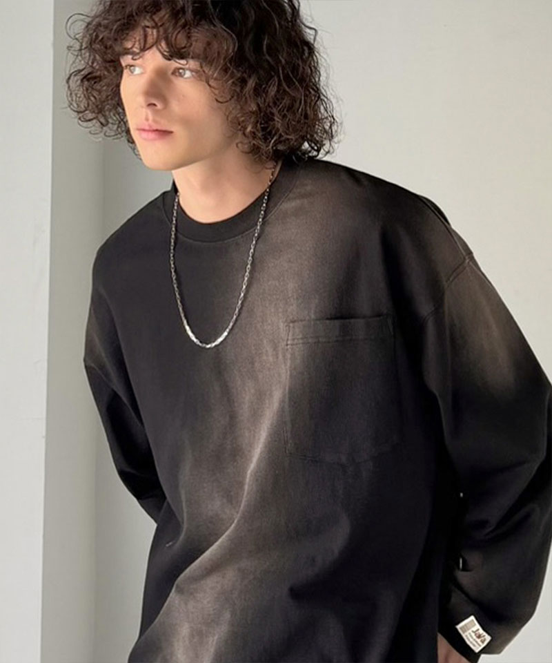 《 java ジャバコラボ》 長袖 tシャツ メンズ 綿100 トップス スプレーダイ ゆるっと オーバーサイズ 長袖 男女兼用 ユニセックス レディース | classicalelf | 04