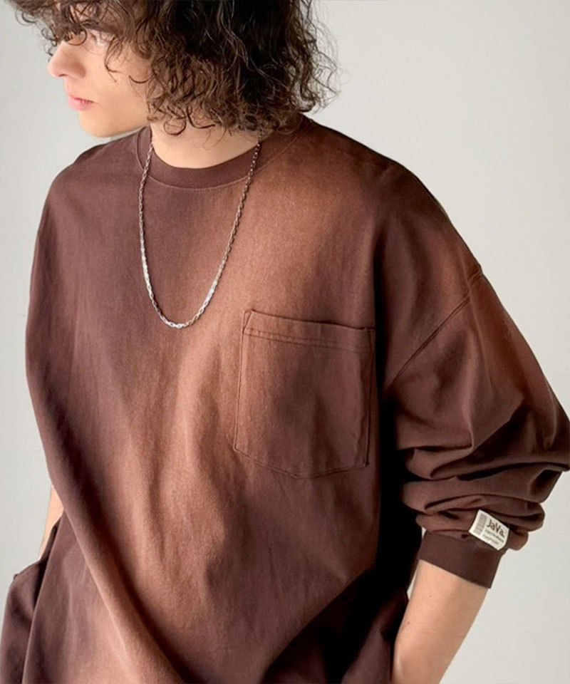 《 java ジャバコラボ》 長袖 tシャツ メンズ 綿100 トップス スプレーダイ ゆるっと オーバーサイズ 長袖 男女兼用 ユニセックス レディース | classicalelf | 08