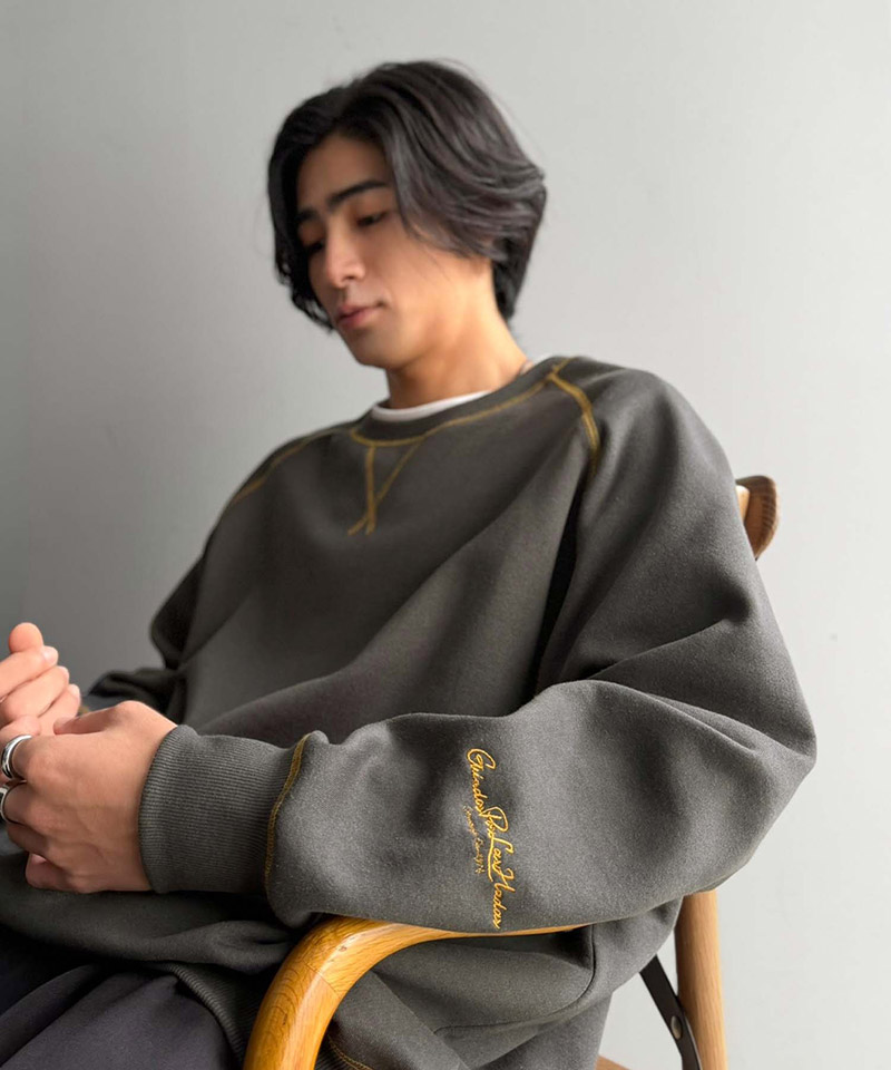 《JaVaジャバコラボ》配色ステッチガゼット裏起毛スウェット Classical Elf クラシカルエルフ jm1050391 | classicalelf | 10