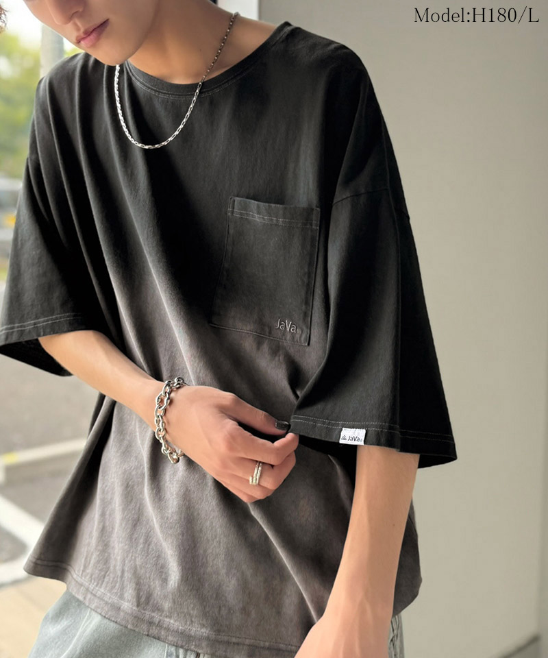 《JaVaジャバコラボ》ピグメント加工 グラデーション 胸ポケッTシャツClassical Elf Java クラシカルエルフ jo0780018 | classicalelf | 03