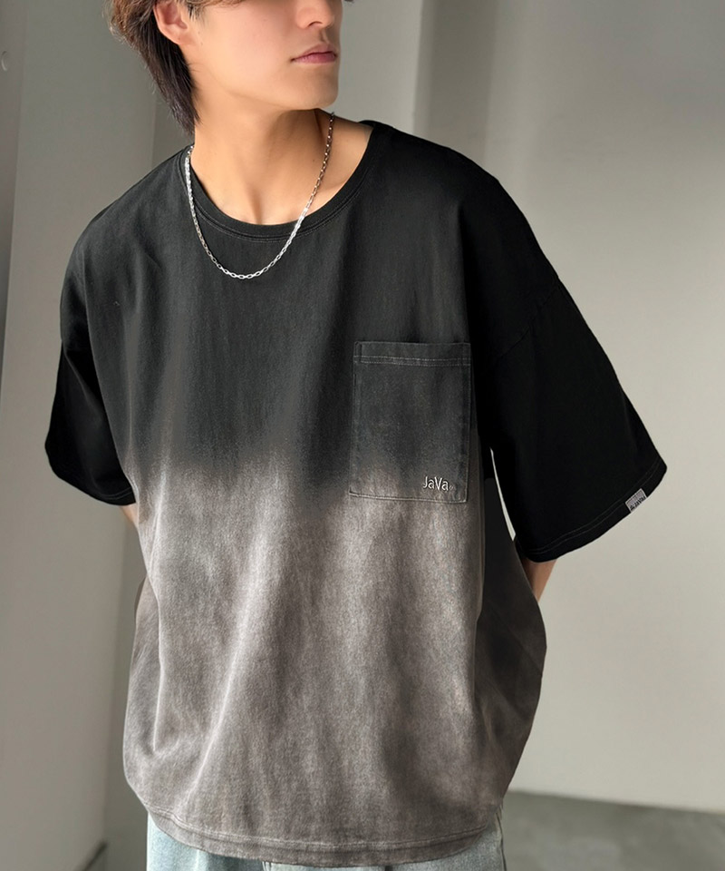 《JaVaジャバコラボ》ピグメント加工 グラデーション 胸ポケッTシャツClassical Elf Java クラシカルエルフ jo0780018 | classicalelf | 04
