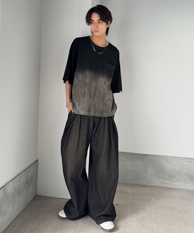 《JaVaジャバコラボ》ピグメント加工 グラデーション 胸ポケッTシャツClassical Elf Java クラシカルエルフ jo0780018 | classicalelf | 05