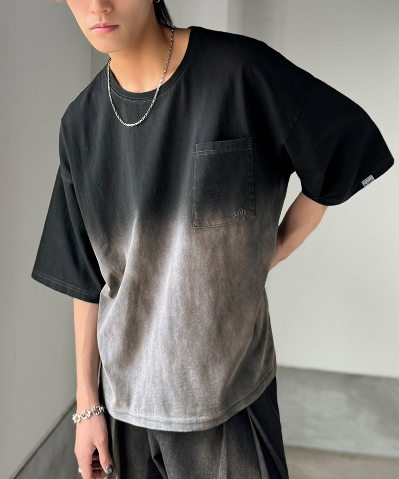 《JaVaジャバコラボ》ピグメント加工 グラデーション 胸ポケッTシャツClassical Elf Java クラシカルエルフ jo0780018 | classicalelf | 07