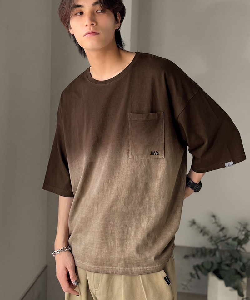 《JaVaジャバコラボ》ピグメント加工 グラデーション 胸ポケッTシャツClassical Elf Java クラシカルエルフ jo0780018 | classicalelf | 09