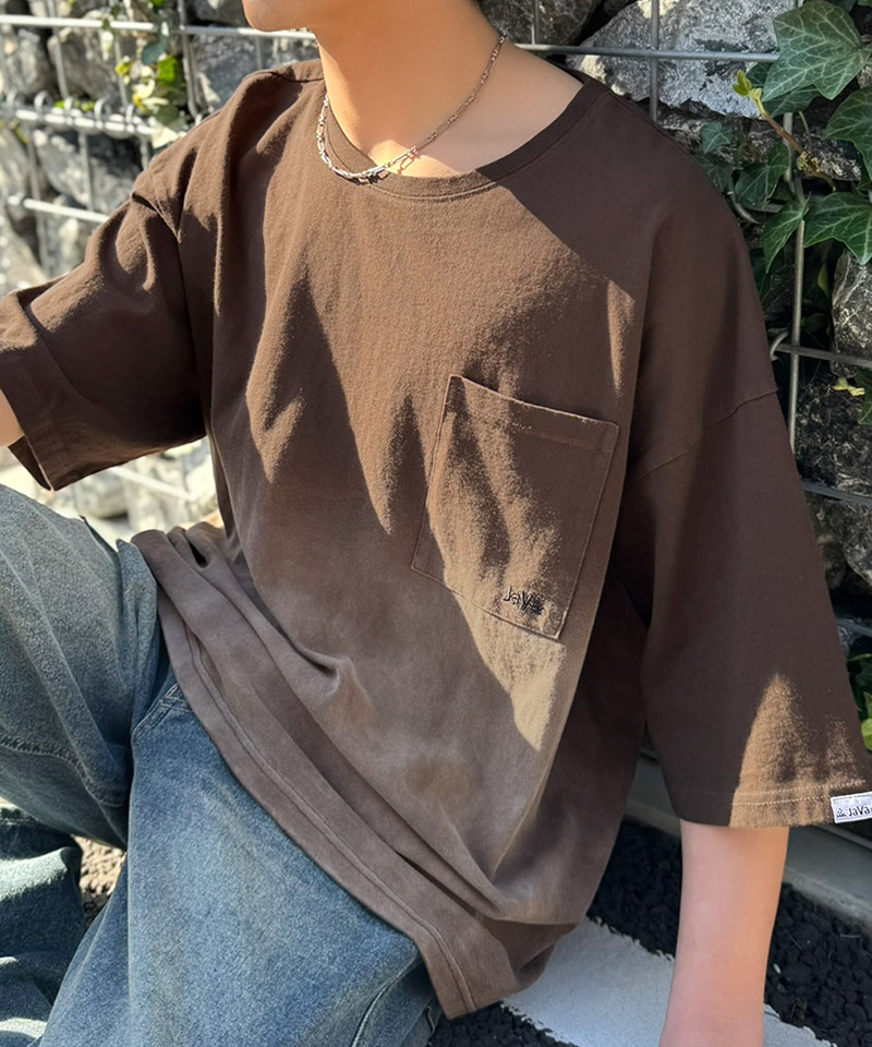 《JaVaジャバコラボ》ピグメント加工 グラデーション 胸ポケッTシャツClassical Elf Java クラシカルエルフ jo0780018 | classicalelf | 12