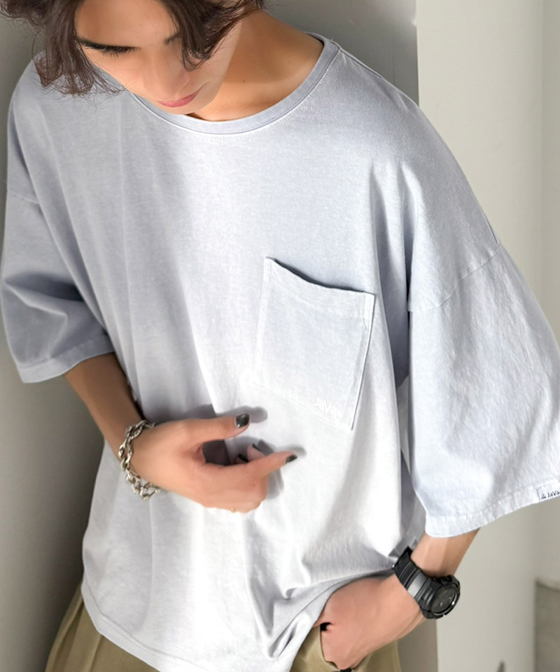 《JaVaジャバコラボ》ピグメント加工 グラデーション 胸ポケッTシャツClassical Elf Java クラシカルエルフ jo0780018 | classicalelf | 14