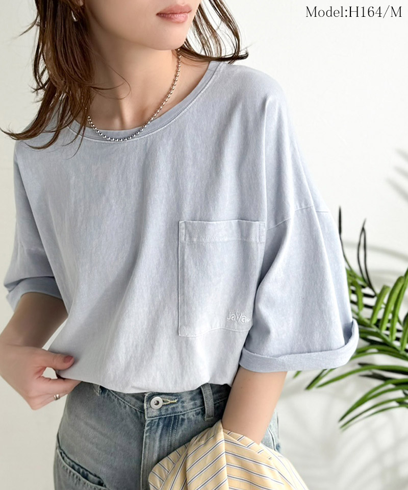 《JaVaジャバコラボ》ピグメント加工 グラデーション 胸ポケッTシャツClassical Elf Java クラシカルエルフ jo0780018 | classicalelf | 16