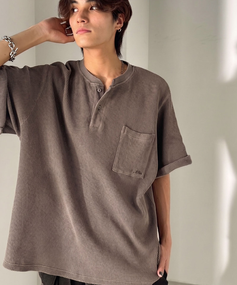 《JaVaジャバコラボ》ワッフル ピグメント加工 胸ポケット付きTシャツClassical Elf Java クラシカルエルフ jo0780022 | classicalelf | 13