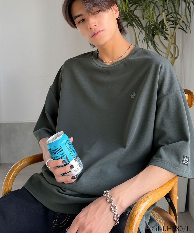 《JaVaジャバコラボ》【接触冷感・UVカット機能付き】胸刺繍 梨地カットジョーゼットTシャツ Java クラシカルエルフ jo1010057 | classicalelf | 09