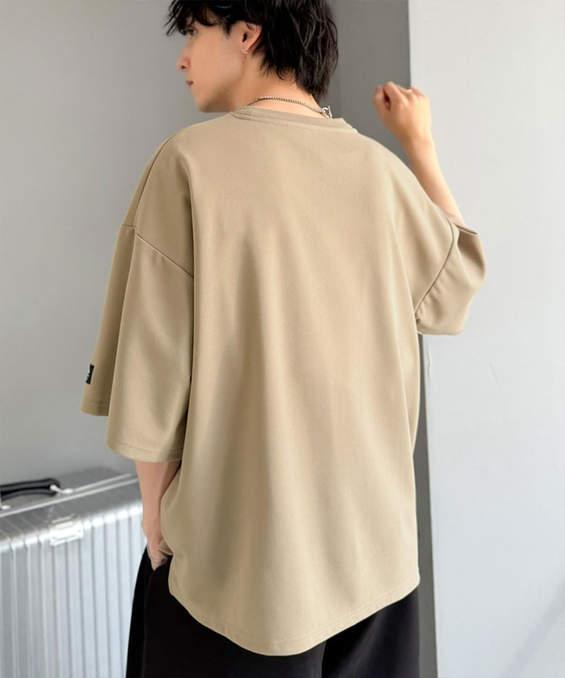 《JaVaジャバコラボ》【接触冷感・UVカット機能付き】胸刺繍 梨地カットジョーゼットTシャツ Java クラシカルエルフ jo1010057 | classicalelf | 14