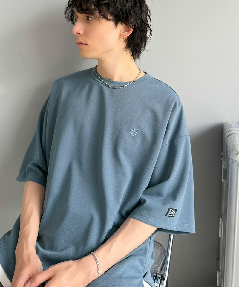 《JaVaジャバコラボ》【接触冷感・UVカット機能付き】胸刺繍 梨地カットジョーゼットTシャツ Java クラシカルエルフ jo1010057 | classicalelf | 16