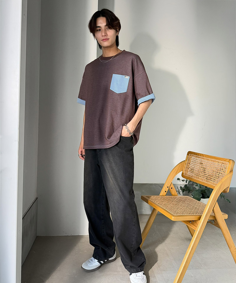 《JaVaジャバコラボ》【吸水速乾機能付き】胸ポケット付き オーバーサイズTシャツ Java クラシカルエルフ jo1150089 | classicalelf | 11