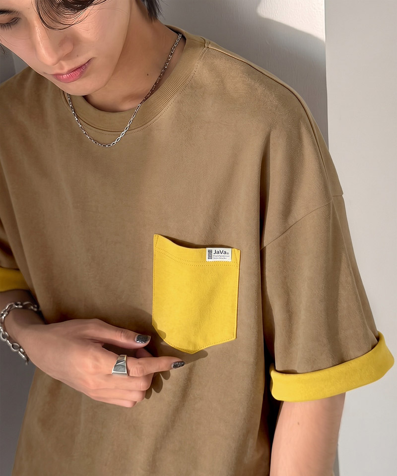 《JaVaジャバコラボ》【吸水速乾機能付き】胸ポケット付き オーバーサイズTシャツ Java クラシカルエルフ jo1150089 | classicalelf | 16