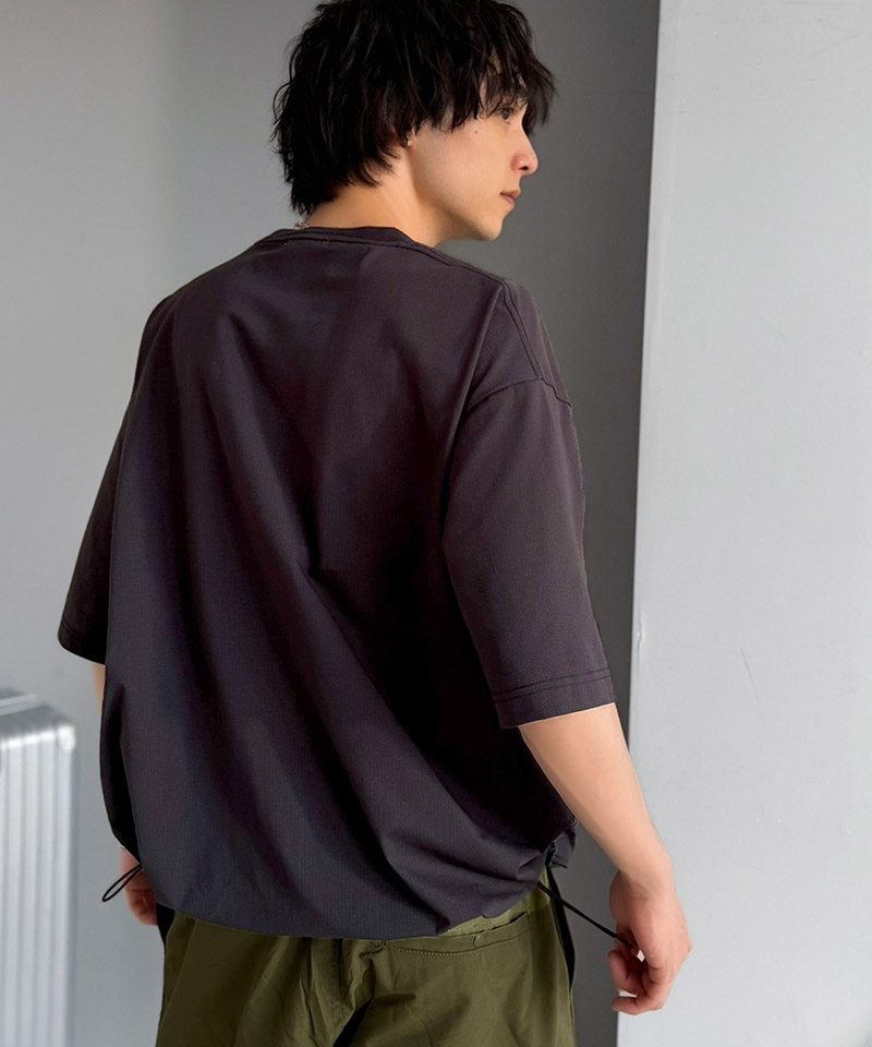 【接触冷感・吸水速乾】BIGポケット＆裾ドローコード マイクロメッシュTシャツ JaVa クラシカルエルフ jo1150091 | classicalelf | 07