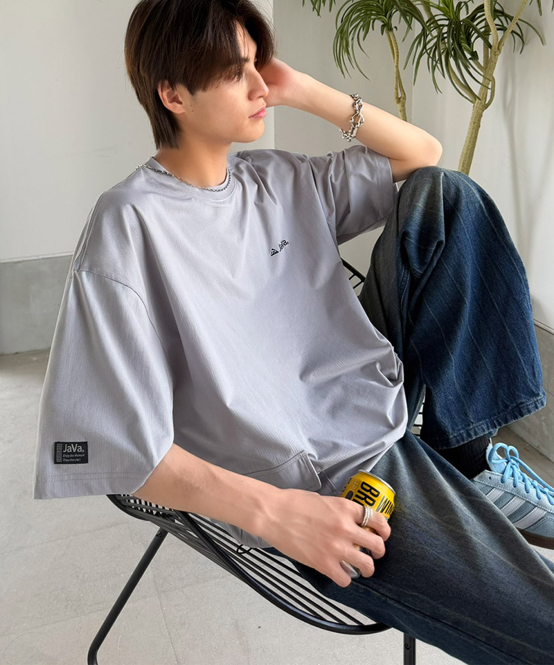 【接触冷感・吸水速乾】BIGポケット＆裾ドローコード マイクロメッシュTシャツ JaVa クラシカルエルフ jo1150091 | classicalelf | 10