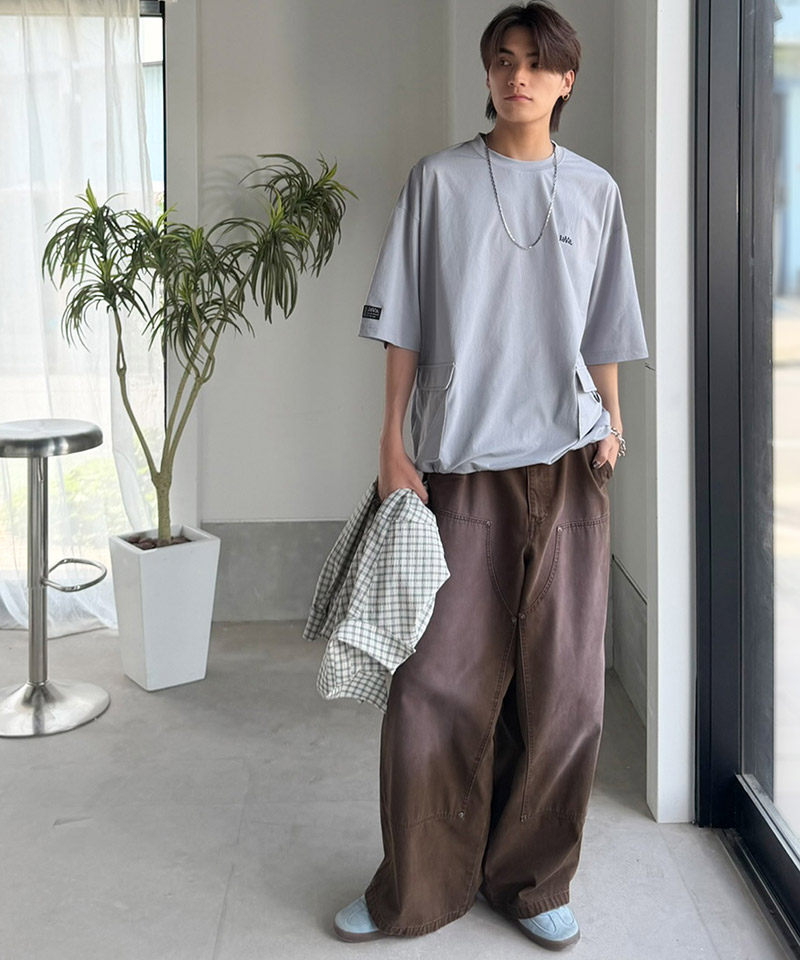 【接触冷感・吸水速乾】BIGポケット＆裾ドローコード マイクロメッシュTシャツ JaVa クラシカルエルフ jo1150091 | classicalelf | 11