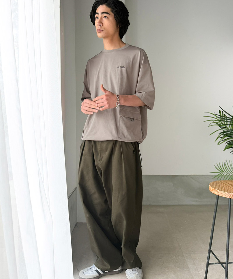 【接触冷感・吸水速乾】BIGポケット＆裾ドローコード マイクロメッシュTシャツ JaVa クラシカルエルフ jo1150091 | classicalelf | 14