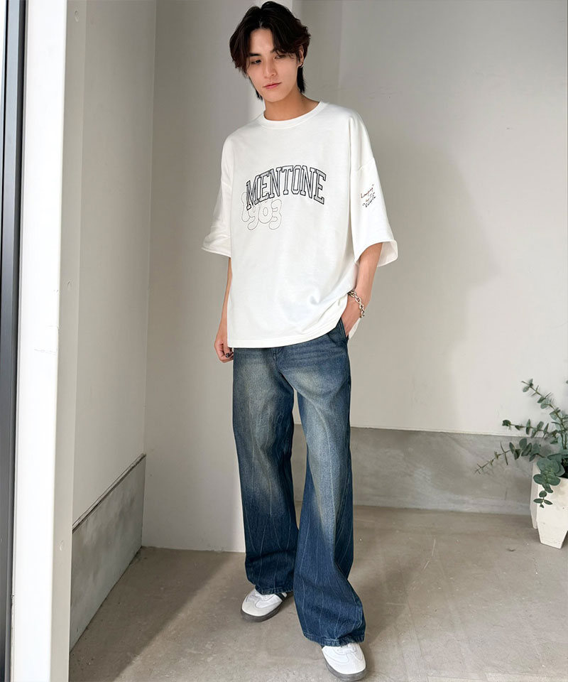 《JaVaジャバコラボ》【吸水速乾機能付き】カレッジロゴ 飛び刺繍 ミニ裏毛Tシャツ Java クラシカルエルフ jo1150097 | classicalelf | 06