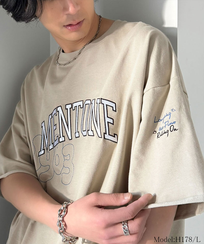 《JaVaジャバコラボ》【吸水速乾機能付き】カレッジロゴ 飛び刺繍 ミニ裏毛Tシャツ Java クラシカルエルフ jo1150097 | classicalelf | 13