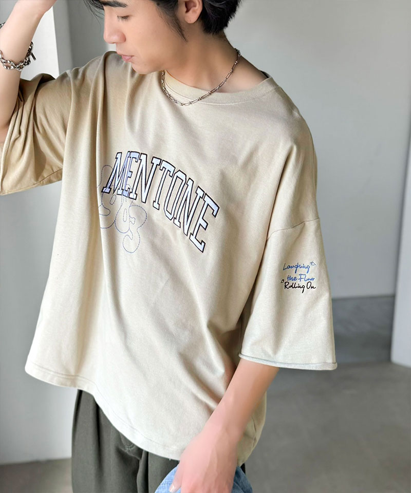 《JaVaジャバコラボ》【吸水速乾機能付き】カレッジロゴ 飛び刺繍 ミニ裏毛Tシャツ Java クラシカルエルフ jo1150097 | classicalelf | 14