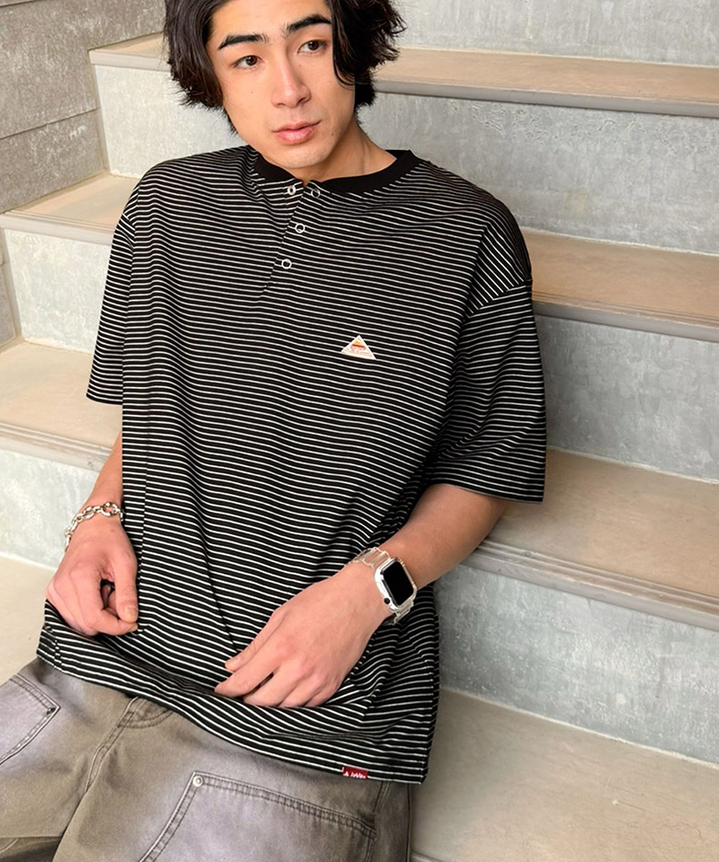 《java ジャバコラボ》 【接触冷感機能付き】 tシャツ メンズ 半袖 トップス ヘンリーネック ひんやり | classicalelf | 10