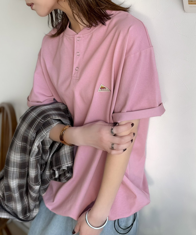 《java ジャバコラボ》 【接触冷感機能付き】 tシャツ メンズ 半袖 トップス ヘンリーネック ひんやり | classicalelf | 15