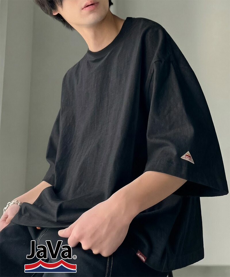 《java ジャバコラボ》 tシャツ メンズ 半袖 トップス 綿100％ ヘビーウェイト スーパーワイド ゆるっと | classicalelf