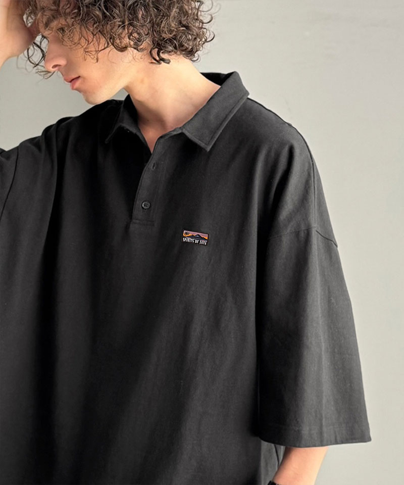 《 java ジャバコラボ 》トップス ポロシャツ メンズ ヘビロテ確定 綿100％ ヘビーウェイト 素材 スーパーワイド シルエット 衿 大きいサイズ 春 夏 | classicalelf | 10