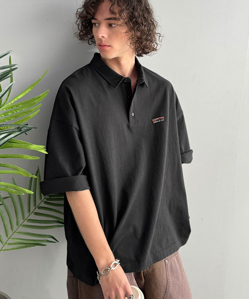 《 java ジャバコラボ 》トップス ポロシャツ メンズ ヘビロテ確定 綿100％ ヘビーウェイト 素材 スーパーワイド シルエット 衿 大きいサイズ 春 夏 | classicalelf | 11