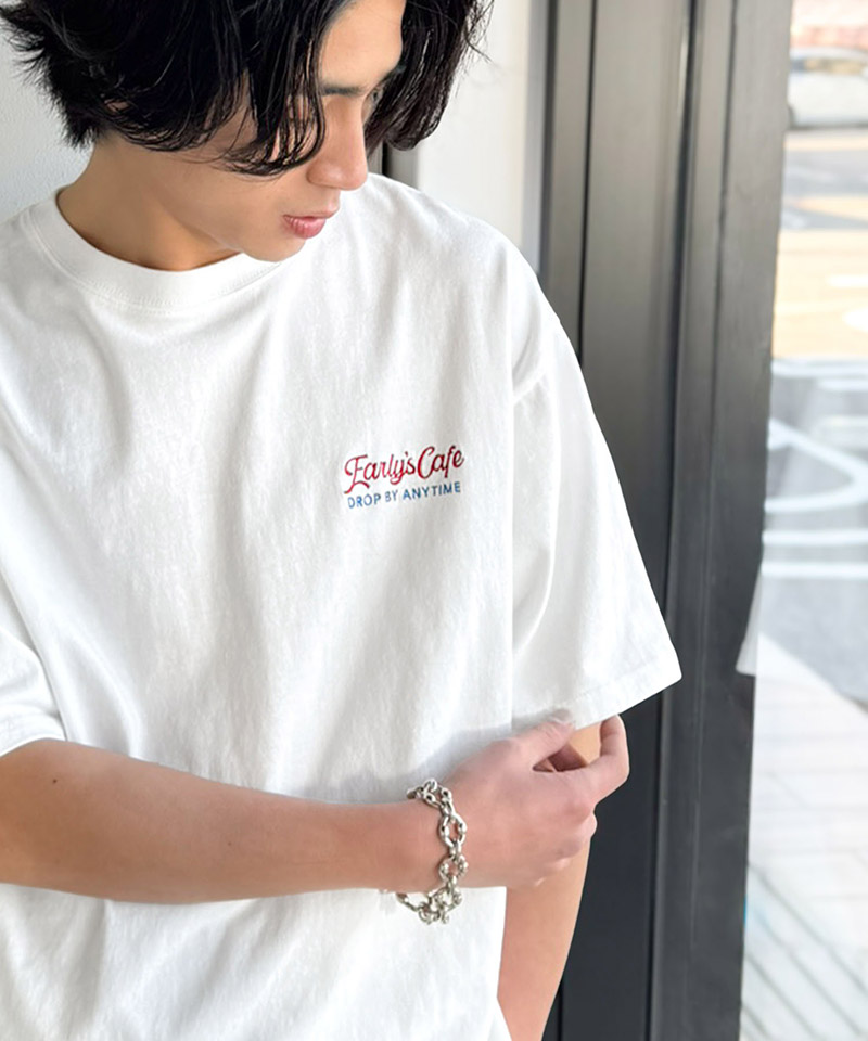 《java ジャバコラボ》 tシャツ メンズ 半袖 トップス 刺繍 プリント ハンバーガー クラシック | classicalelf | 03