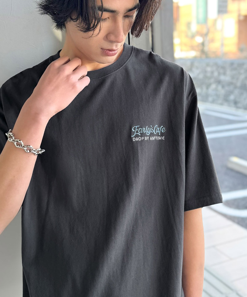 《java ジャバコラボ》 tシャツ メンズ 半袖 トップス 刺繍 プリント ハンバーガー クラシック | classicalelf | 10