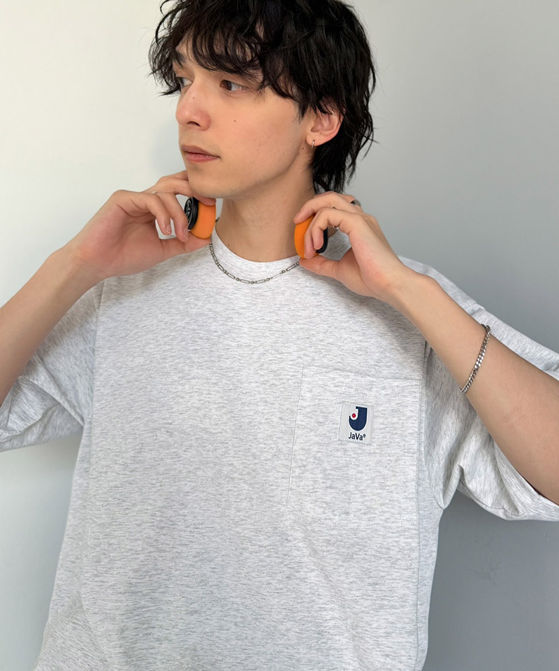 【接触冷感・抗菌防臭機能】胸ポケット付き ライトヘビーウェイト オーバーサイズTシャツ JaVa クラシカルエルフ jo1320020 | classicalelf | 10