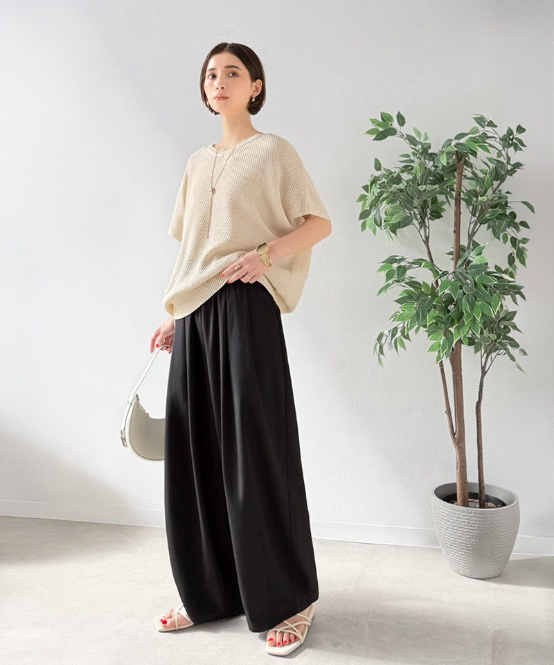 《 java ジャバコラボ 》ボトムス パンツ レディース ツータック イージーパンツ ゆったり | classicalelf | 04