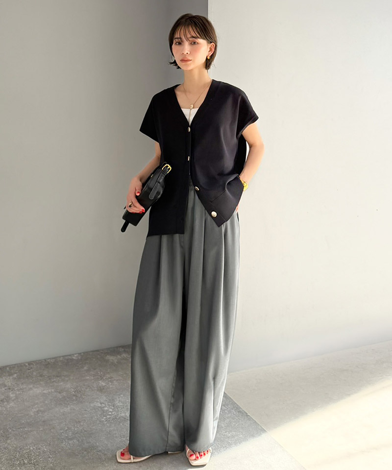 《 java ジャバコラボ 》ボトムス パンツ レディース ツータック イージーパンツ ゆったり | classicalelf | 08