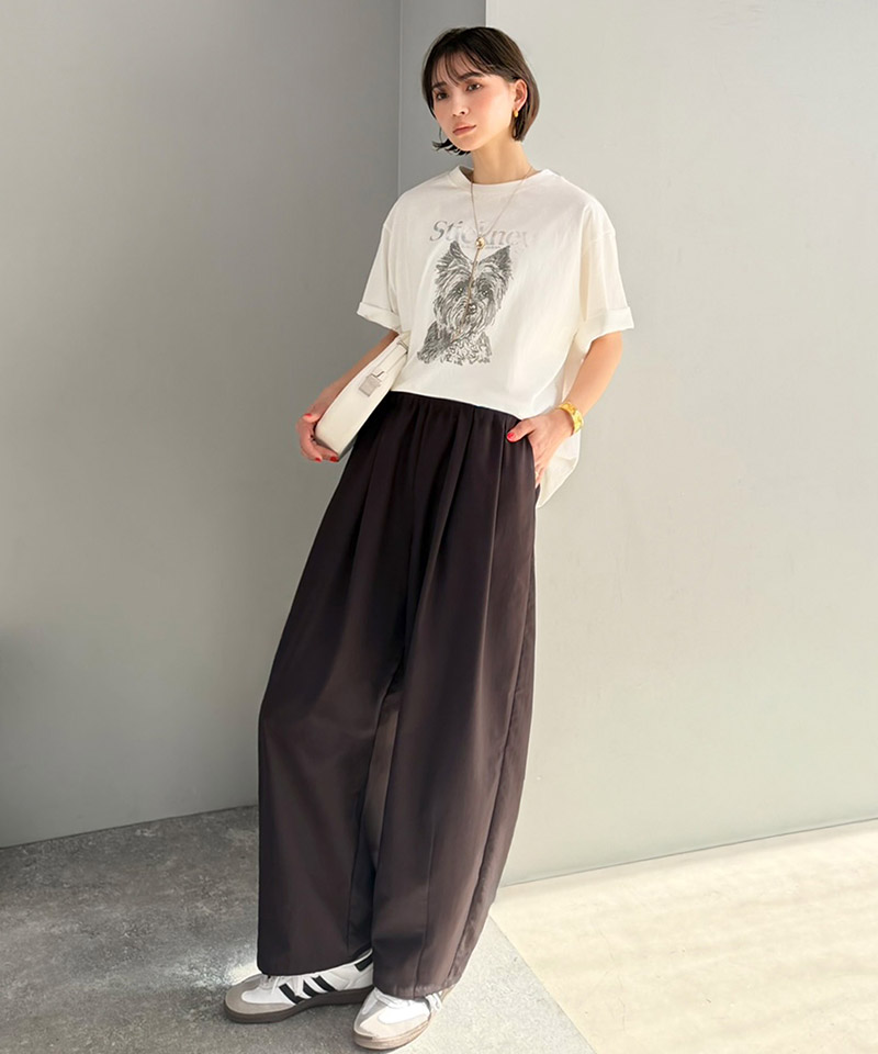 《 java ジャバコラボ 》ボトムス パンツ レディース ツータック イージーパンツ ゆったり | classicalelf | 15