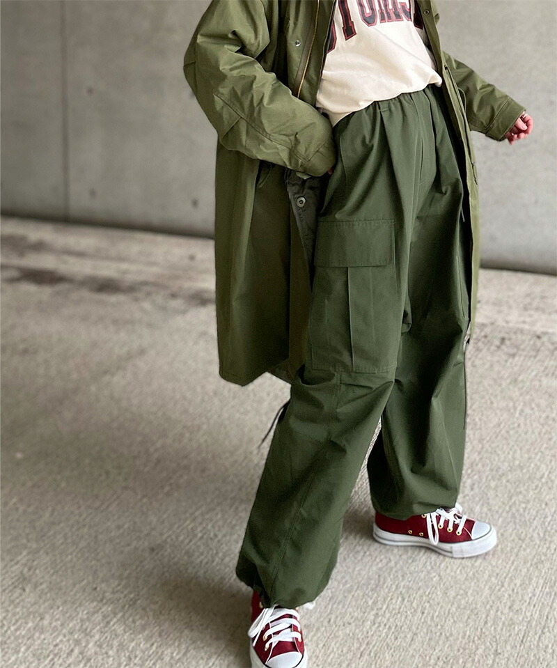 《javaジャバ コラボ》ボトムス パンツ レディース カーゴパンツ メンズ 男女兼用 ユニセックス ミリタリー バルーンシルエット ワイドパンツ | classicalelf | 03