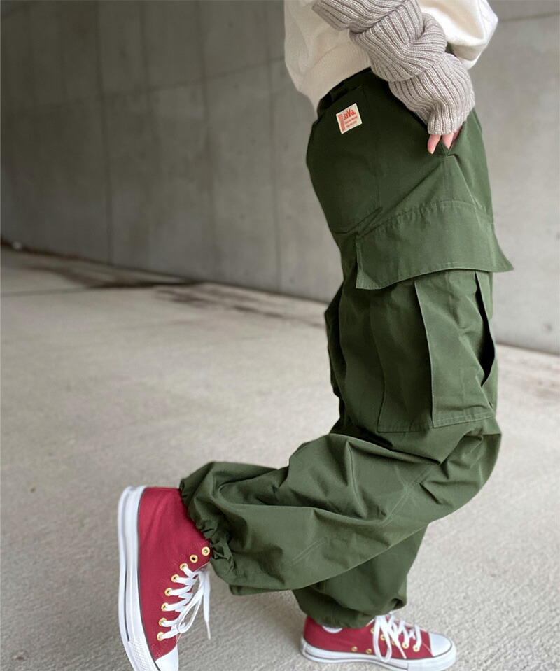 《javaジャバ コラボ》ボトムス パンツ レディース カーゴパンツ メンズ 男女兼用 ユニセックス ミリタリー バルーンシルエット ワイドパンツ | classicalelf | 06