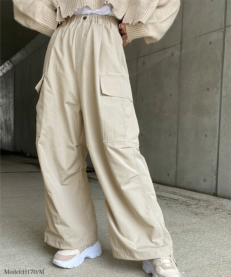 《javaジャバ コラボ》ボトムス パンツ レディース カーゴパンツ メンズ 男女兼用 ユニセックス ミリタリー バルーンシルエット ワイドパンツ | classicalelf | 07