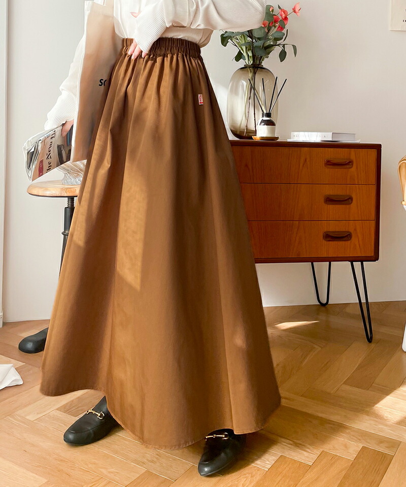 《java ジャバコラボ》 ボトムス スカート レディース ふんわり ボリューム たっぷり ギャザーフレア Aライン ドレープ ロング丈 | classicalelf | 13