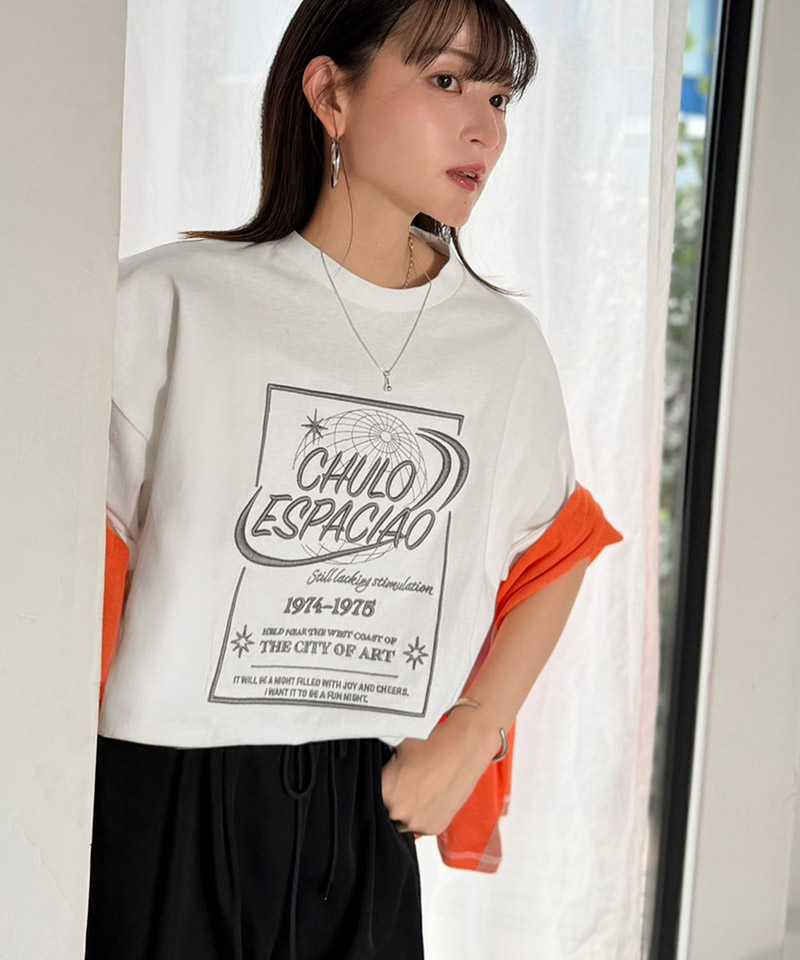 《JaVaジャバコラボ》シンプル派にも推したい！綿100％グラフィック刺繍Tシャツ（半袖） JaVa クラシカルエルフ jv1050356 | classicalelf | 04