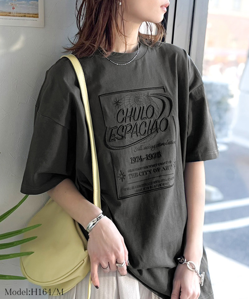 《JaVaジャバコラボ》シンプル派にも推したい！綿100％グラフィック刺繍Tシャツ（半袖） JaVa クラシカルエルフ jv1050356 | classicalelf | 09