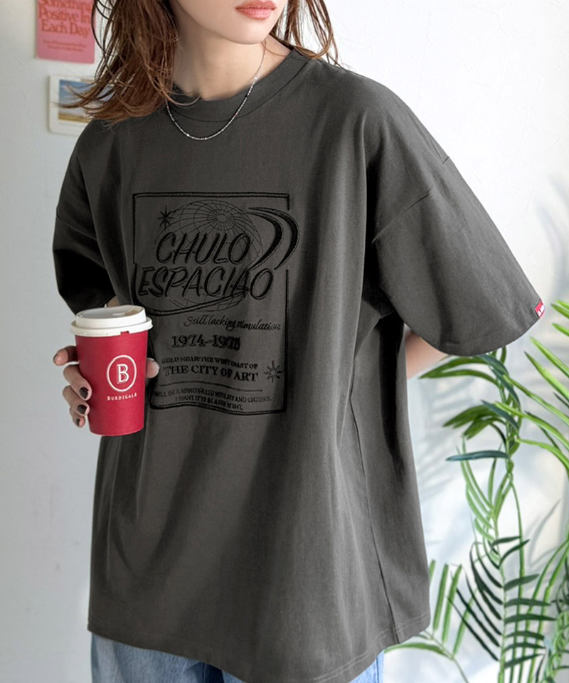 《JaVaジャバコラボ》シンプル派にも推したい！綿100％グラフィック刺繍Tシャツ（半袖） JaVa クラシカルエルフ jv1050356 | classicalelf | 11