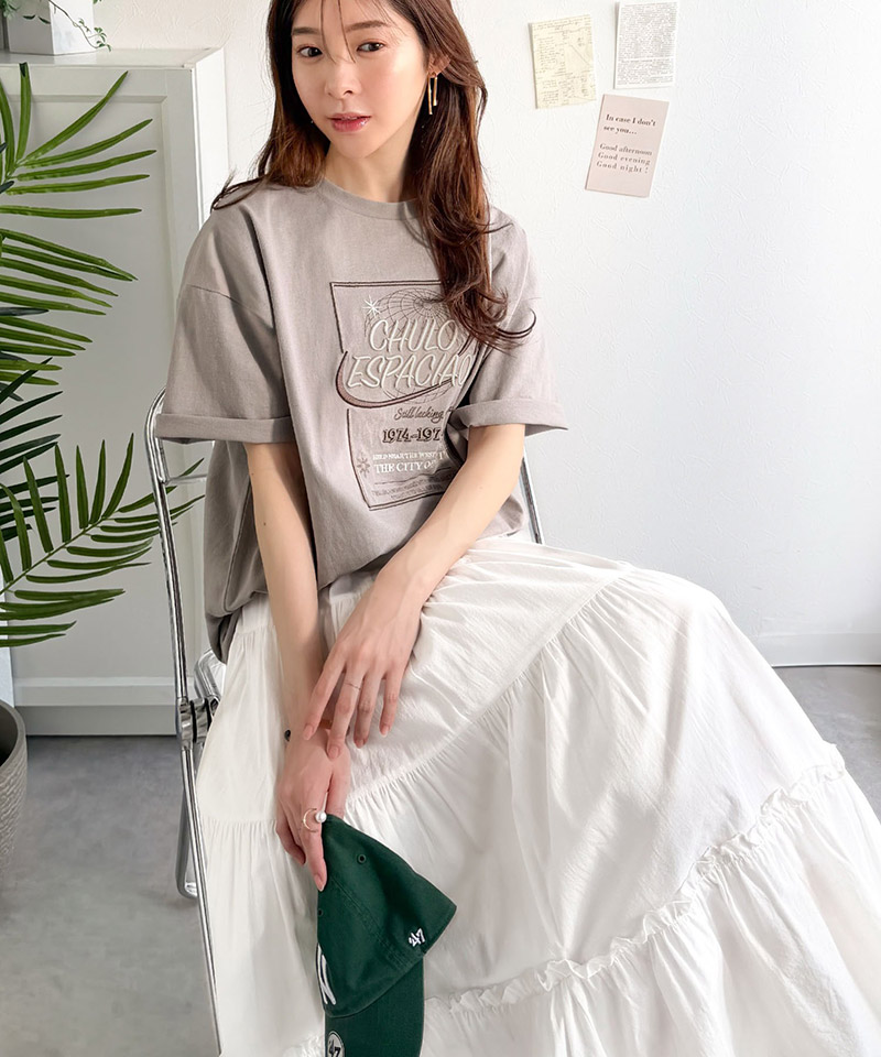 《JaVaジャバコラボ》シンプル派にも推したい！綿100％グラフィック刺繍Tシャツ（半袖） JaVa クラシカルエルフ jv1050356 | classicalelf | 15