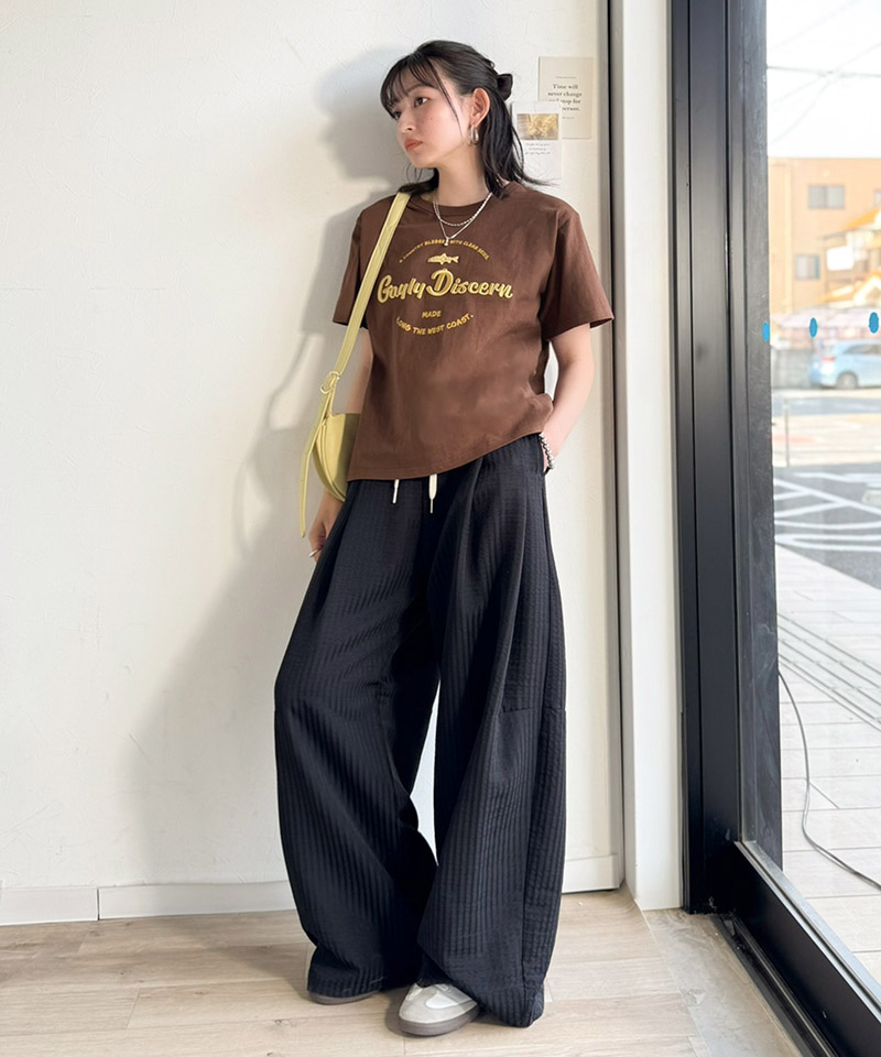 《java ジャバコラボ》 トップス カットソー レディース 刺繍Tシャツ 綿100％ おさかな プリント 遊び心 | classicalelf | 09