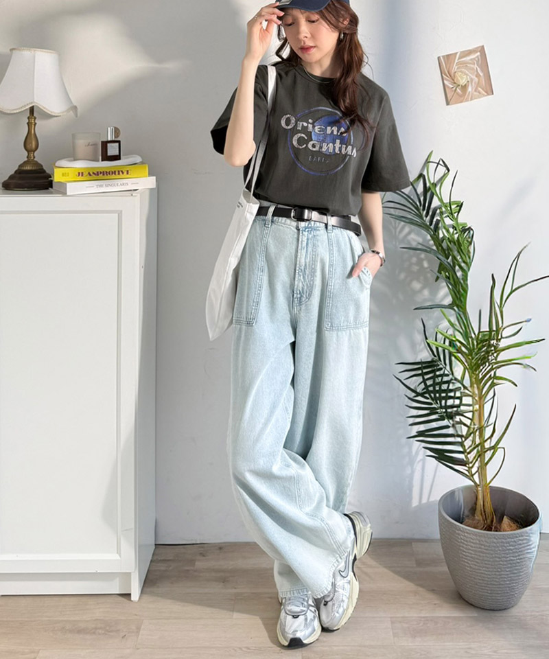 《java ジャバコラボ》 tシャツ レディース 半袖 綿100％ トップス カットソー コンパクト ロゴT | classicalelf | 05